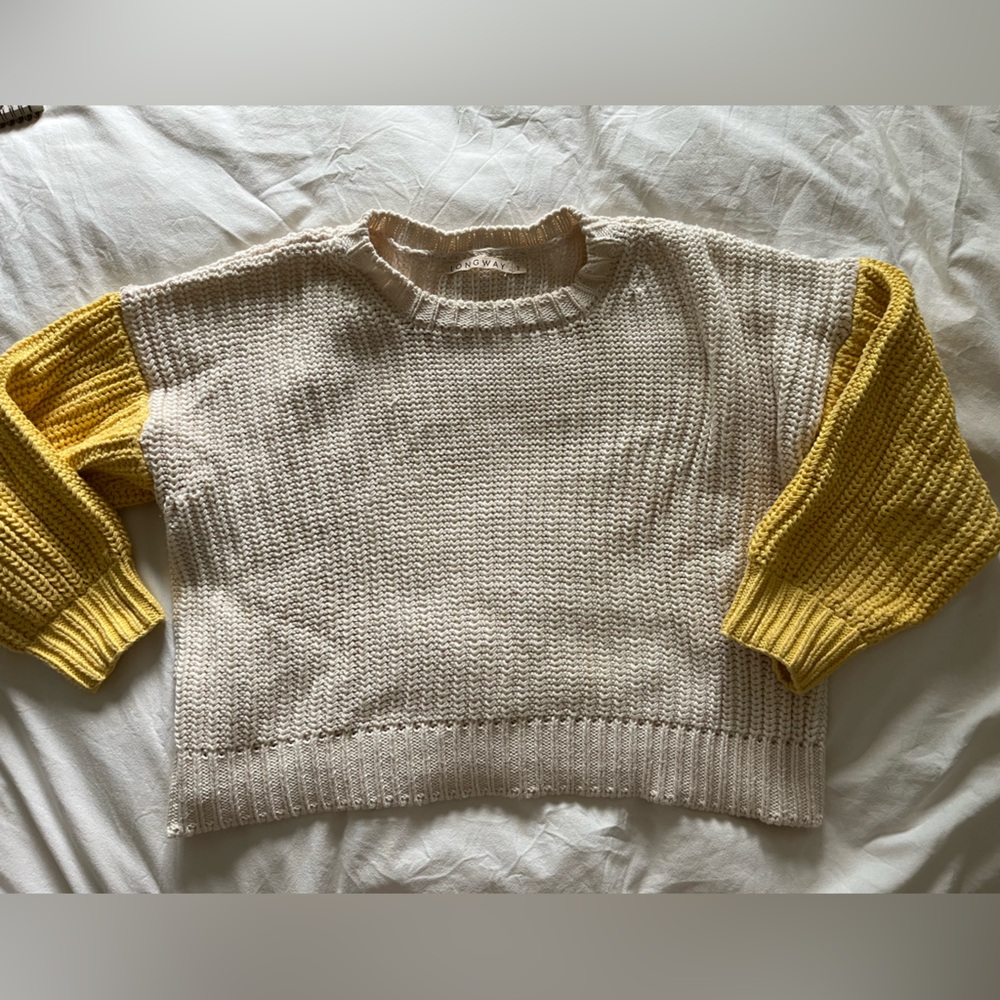COLORBLOCK CREWNECK SWEATER - Longway California